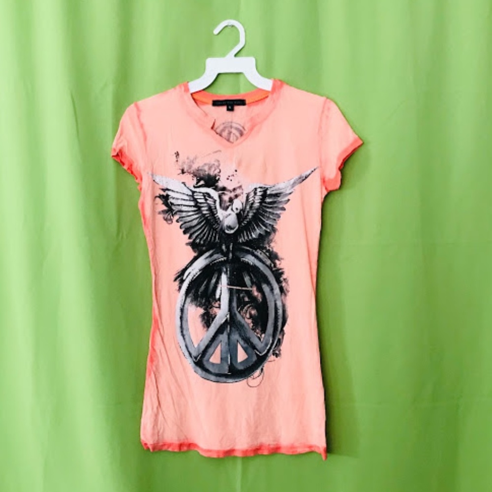 Crash & Burn Peace And Love Embellished Top - Picture 7 of 7